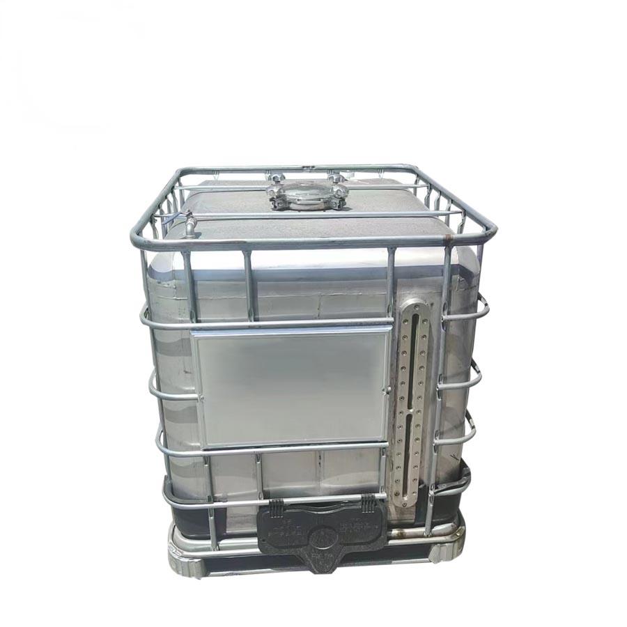1000L 275 Gallon Stainless Steel Water IBC Tote tank